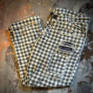 Magnolia Pearl Stripped Jeans / One Size Fit All